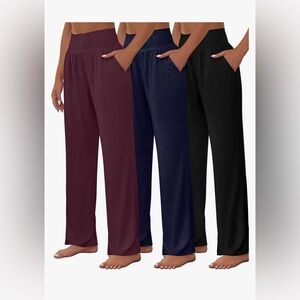 Neer 3 Pack Women's Wide Leg Yoga Pant 2XL BRAND NEW